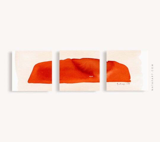 ULURU ASTEROID SET OF 3 MINI ART PRINTS - Image 3