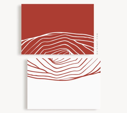 SET OF 2 ULURU LINES A PRINTABLE ART PRINT - Image 3
