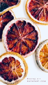 Dried blood oranges