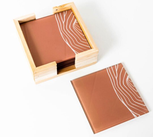 ULURU LINES C COASTER SET OF 6