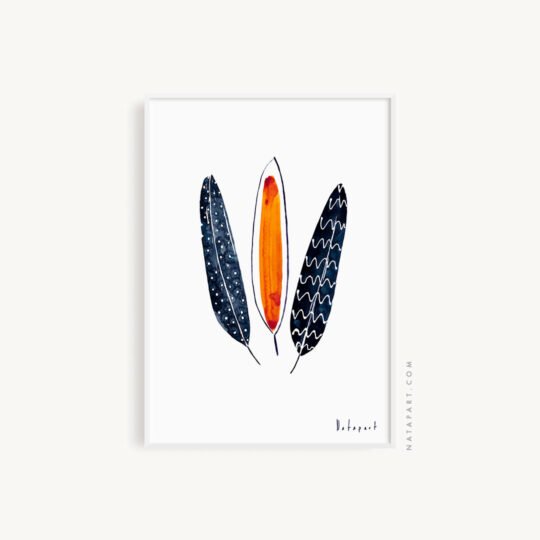 FEATHERS 2.0 ART PRINT