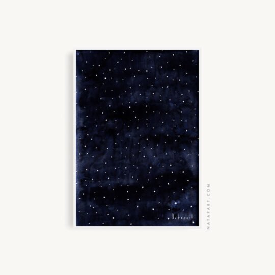 NIGHT SKY ART PRINT