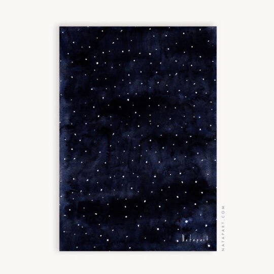 NIGHT SKY ART PRINT - Image 3