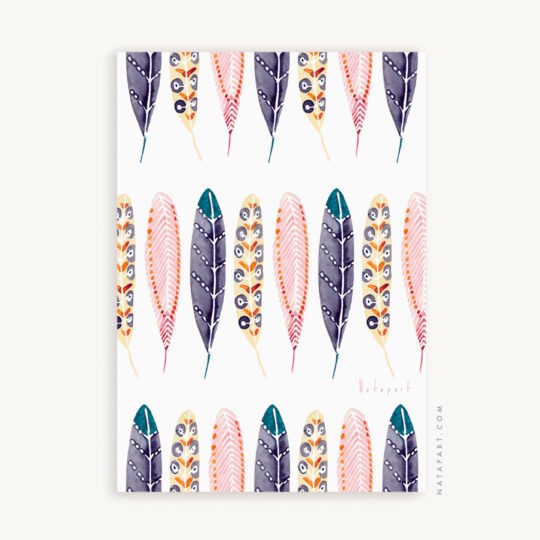 FEATHERS 3 ART PRINT - Image 2
