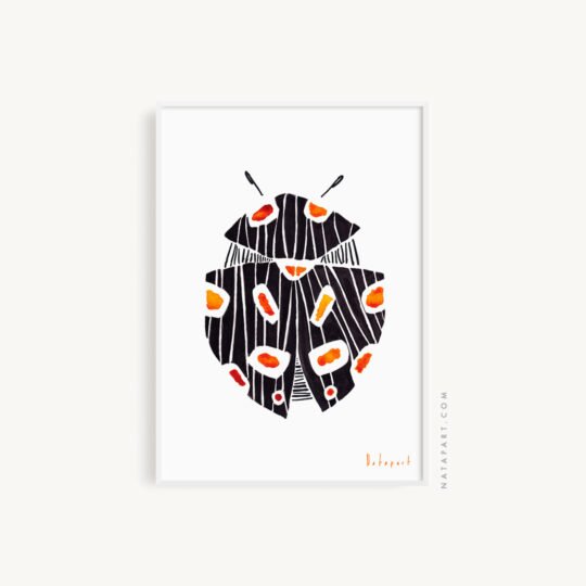 GOOD LUCK BUG 1 ART PRINT