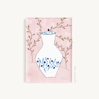 ASIAN VASE 2 ART PRINT