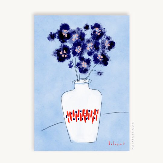 ASIAN VASE 3 ART PRINT - Image 2
