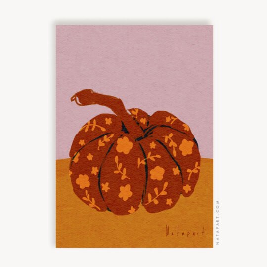 PUMPKIN 1 FALL ART PRINT - Image 6