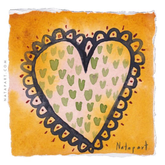 ORIGINAL MINI HEART C WITH FRAME - Image 2