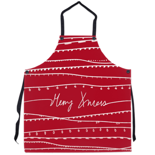Christmas Lights Cooking Apron