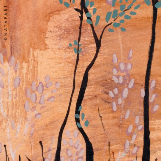 Uluru Landscape Original Mixed Media - Image 2