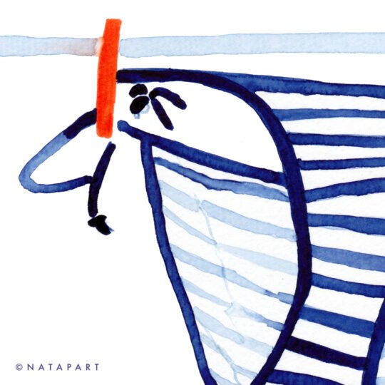 Summer Vibes #1 Original Painting - Image 3