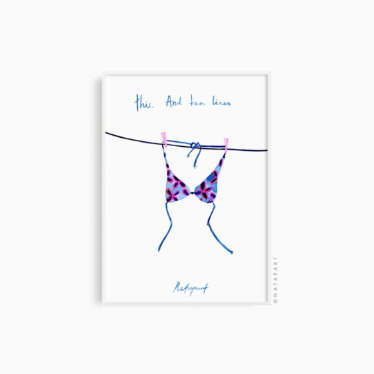 And Tan Lines... Original Painting - Image 3