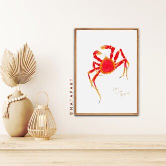 King Crab Original Painting
