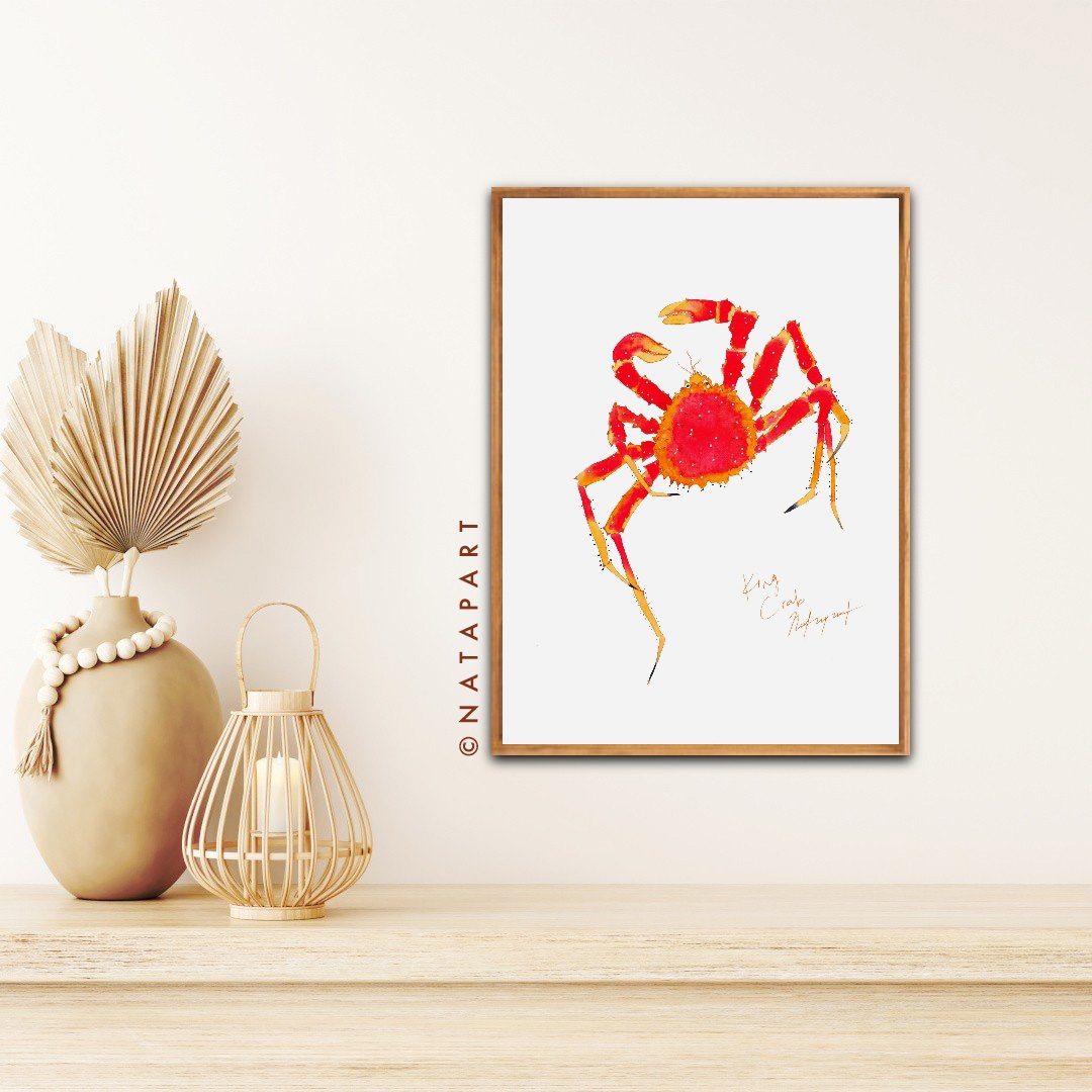 King Crab Original Painting
